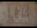 05858 ostia - regio iii - insula ix - casa delle pareti gialle (iii,ix,12) - raum 8 - nordwand - li - herakles und acheloos.jpg